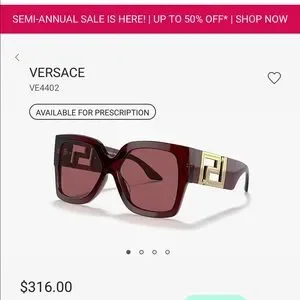 Versace | Accessories | New W Box Versace Sunglasses With 
